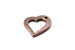 Antique Copper Tierracast Hammered Heart Charm