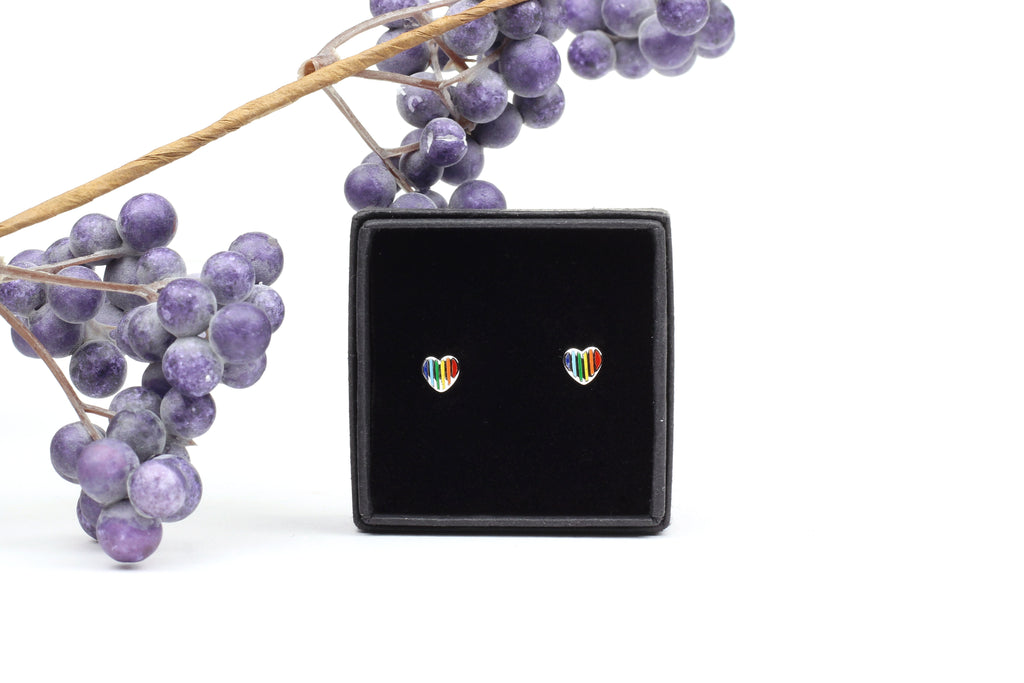 Rainbow Stud Earrings from Kerrie Berrie Jewellery