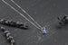 All Seeing Eye Charm Necklace w/ Silver Chain