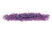 Transparent Rainbow (Transparent Iridescent Light Purple) Seed Beads for Jewellery Making – SIZE 8 / 10g