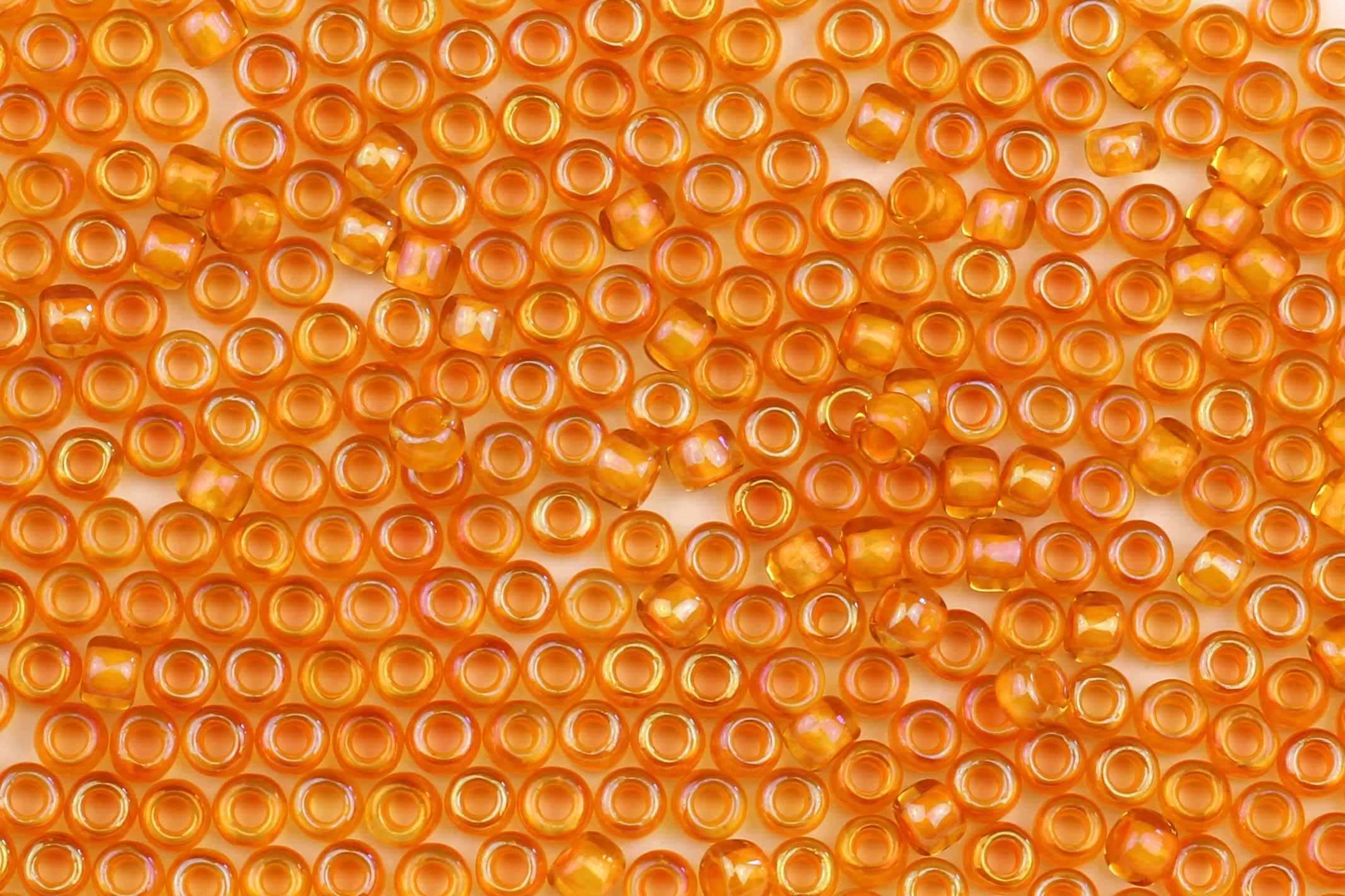 Orange beads on sale