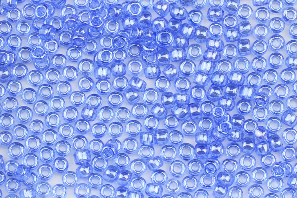 Light Sapphire (Transparent Blue) Seed Beads for Jewellery Making – SIZE 8 / 10g