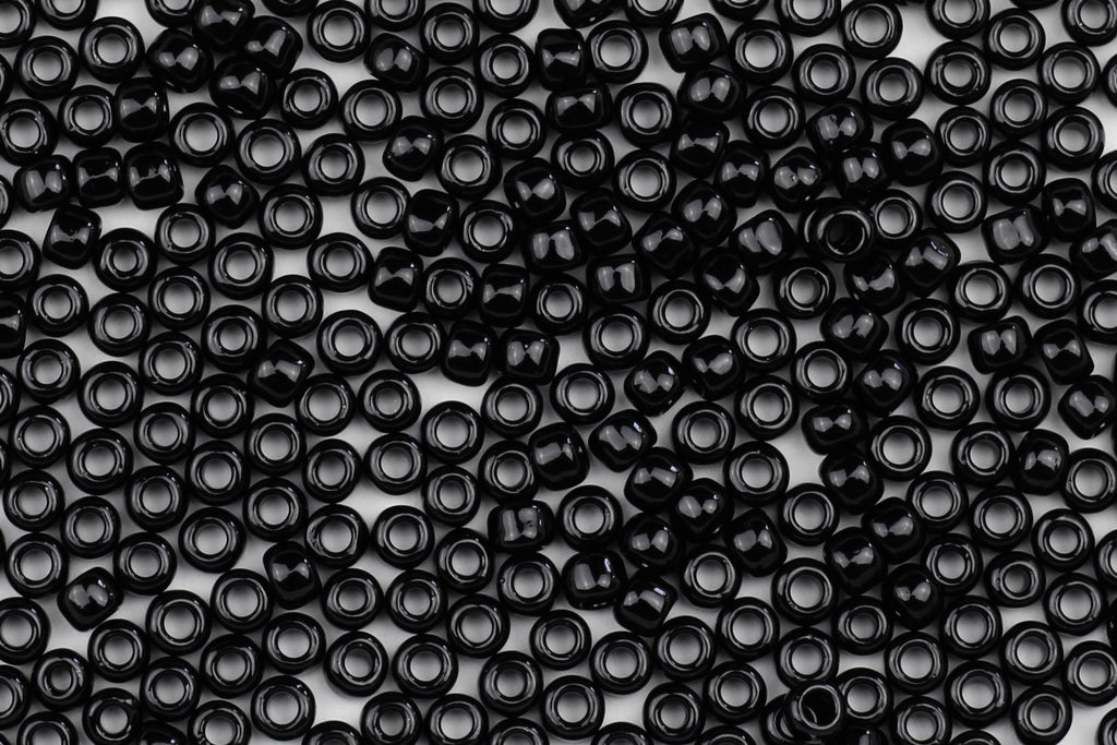 Opaque Jet Toho (Black) Seed Beads for Jewellery Making – SIZE 8 / 10g