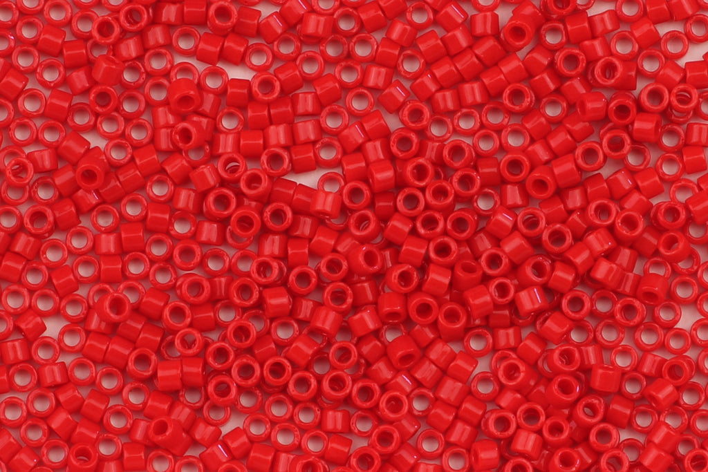 Opaque Red Miyuki Seed Beads for Beading and Jewellery Making – SIZE 11 / 5g