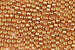 Permafin-galvanised Rose Gold (Golden Orange Metallic) Seed Beads for Jewellery Making – SIZE 8 / 10g