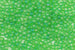 Transparent Rainbow Frosted Peridot (Matte Iridescent Green) Seed Beads for Jewellery Making – SIZE 8 / 10g