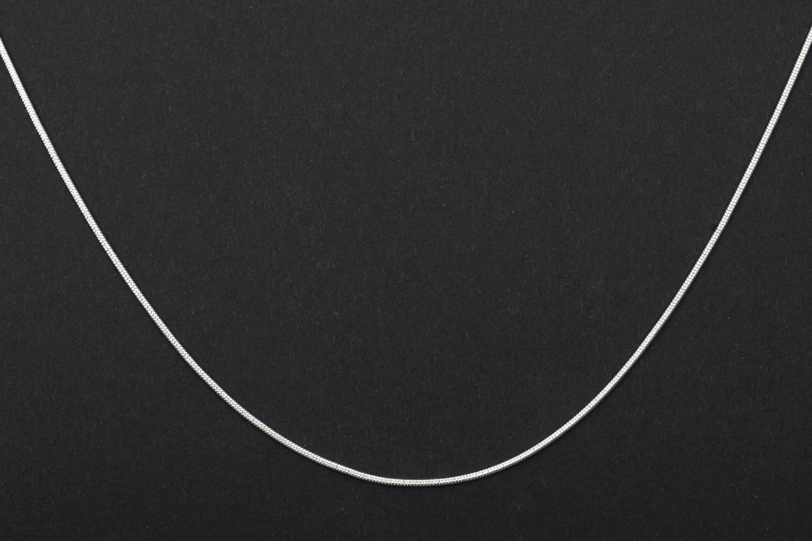 Simple silver on sale chain necklace