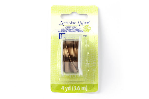 Kerrie Berrie Artistic Craft Wire for Jewellery Making in Antique Brass