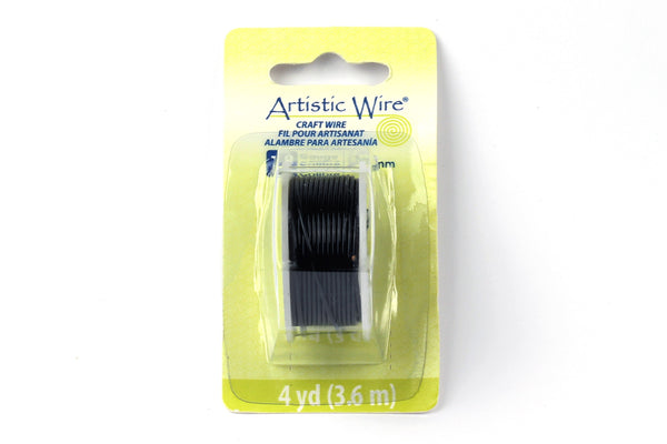 Kerrie Berrie Artistic Craft Wire for Jewellery Making in Black. Gauges available 18GA, 20GA, 22GA, and 26GA