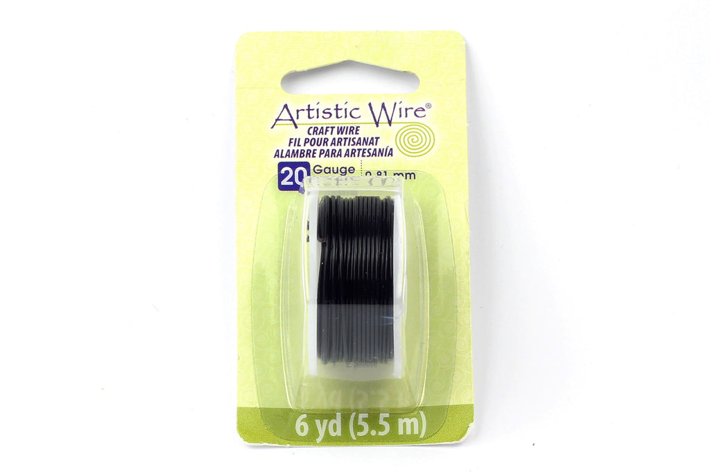Kerrie Berrie Artistic Craft Wire for Jewellery Making in Black. Gauges available 18GA, 20GA, 22GA, and 26GA