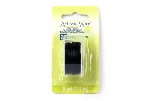 Kerrie Berrie Artistic Craft Wire for Jewellery Making in Black. Gauges available 18GA, 20GA, 22GA, and 26GA