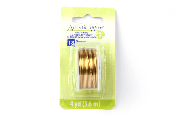 Kerrie Berrie Artistic Craft Wire for Jewellery Making in Gold. Gauges available 18GA, 20GA, 22GA, and 26GA