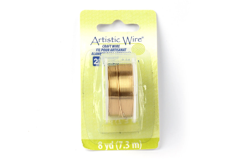 Kerrie Berrie Artistic Craft Wire for Jewellery Making in Gold. Gauges available 18GA, 20GA, 22GA, and 26GA