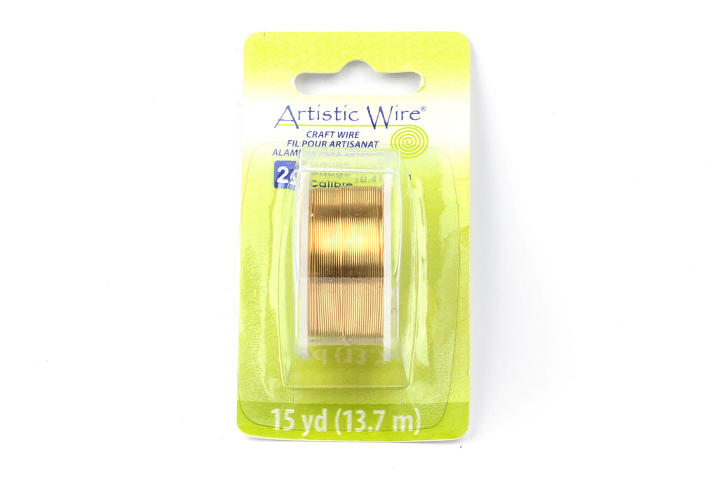 Kerrie Berrie Artistic Craft Wire for Jewellery Making in Gold. Gauges available 18GA, 20GA, 22GA, and 26GA