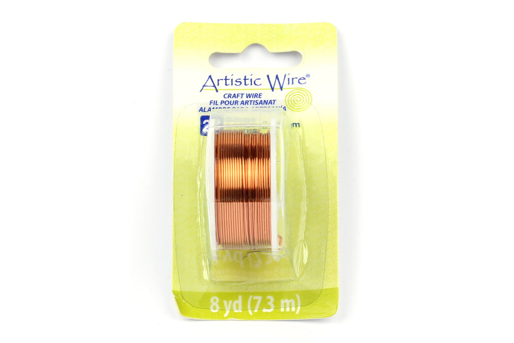 Kerrie Berrie Artistic Craft Wire for Jewellery Making in Natural Copper-look finish. Gauges available 18GA, 20GA, 22GA, and 26GA