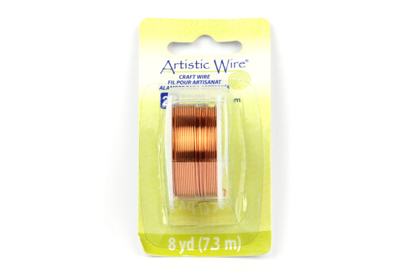 Kerrie Berrie Artistic Craft Wire for Jewellery Making in Natural Copper-look finish. Gauges available 18GA, 20GA, 22GA, and 26GA