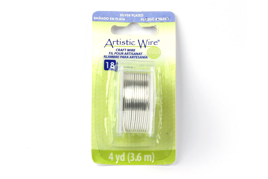 Kerrie Berrie Artistic Craft Wire for Jewellery Making in Silver. Gauges available 18GA, 20GA, 22GA, and 26GA