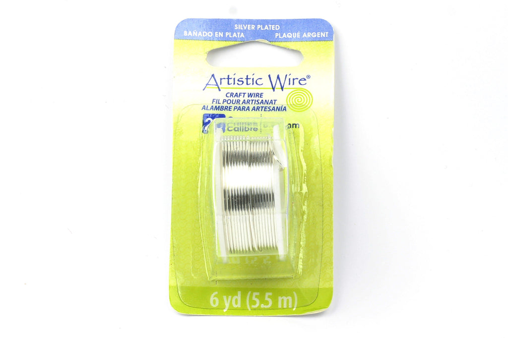 Kerrie Berrie Artistic Craft Wire for Jewellery Making in Silver. Gauges available 18GA, 20GA, 22GA, and 26GA