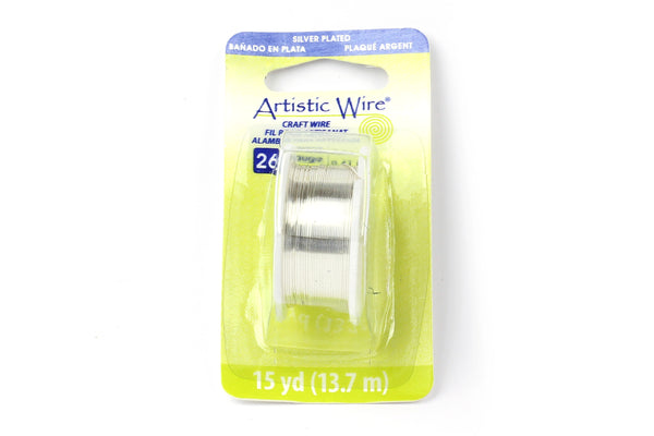 Kerrie Berrie Artistic Craft Wire for Jewellery Making in Silver. Gauges available 18GA, 20GA, 22GA, and 26GA