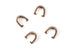 Pinch Bails - Copper -  11mm x 11mm (4 pcs)