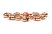 Kerrie Berrie Rose Gold 4mm Crimp Covers for Jewellery Making