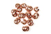 Kerrie Berrie Rose Gold 4mm Crimp Covers for Jewellery Making