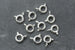 Kerrie Berrie Jewellery Making Silver 10mm Bolt Ring Jewellery Clasps