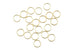 Kerrie Berrie 10mm Gold Open Jump Rings for Jewellery Making