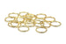 Kerrie Berrie 10mm Gold Open Jump Rings for Jewellery Making