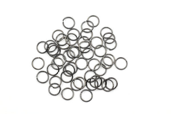 Kerrie Berrie 10mm Black Open Jump Rings for Jewellery Making