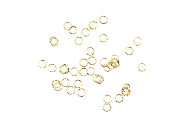 Kerrie Berrie 2mm Gold Open Jump Rings for Jewellery Making