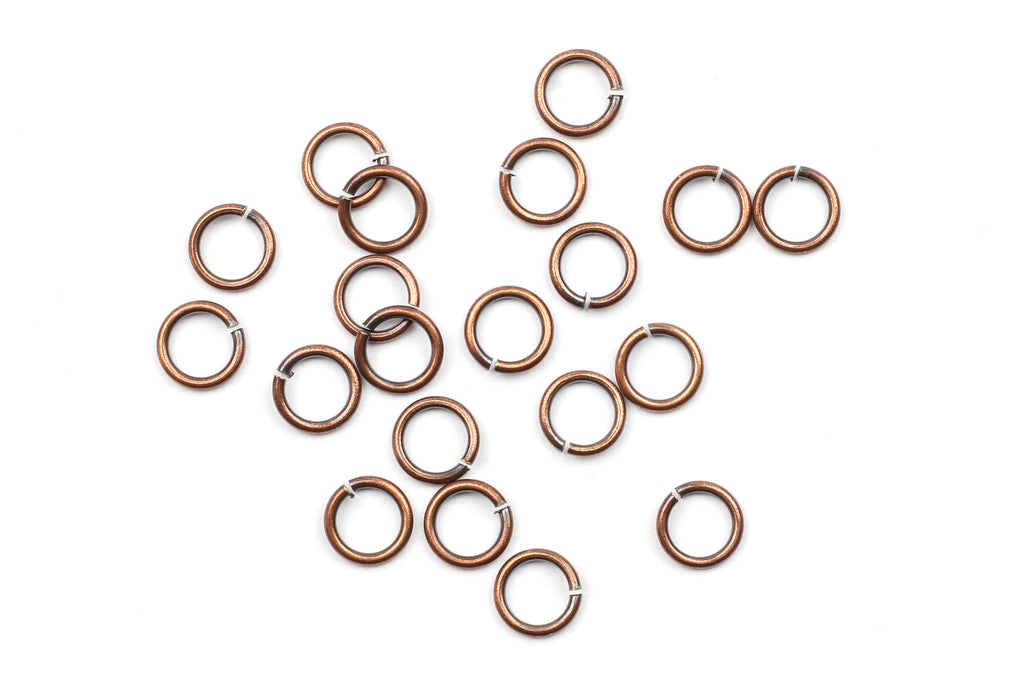 Kerrie Berrie 5mm Copper Open Jump Rings for Jewellery Making
