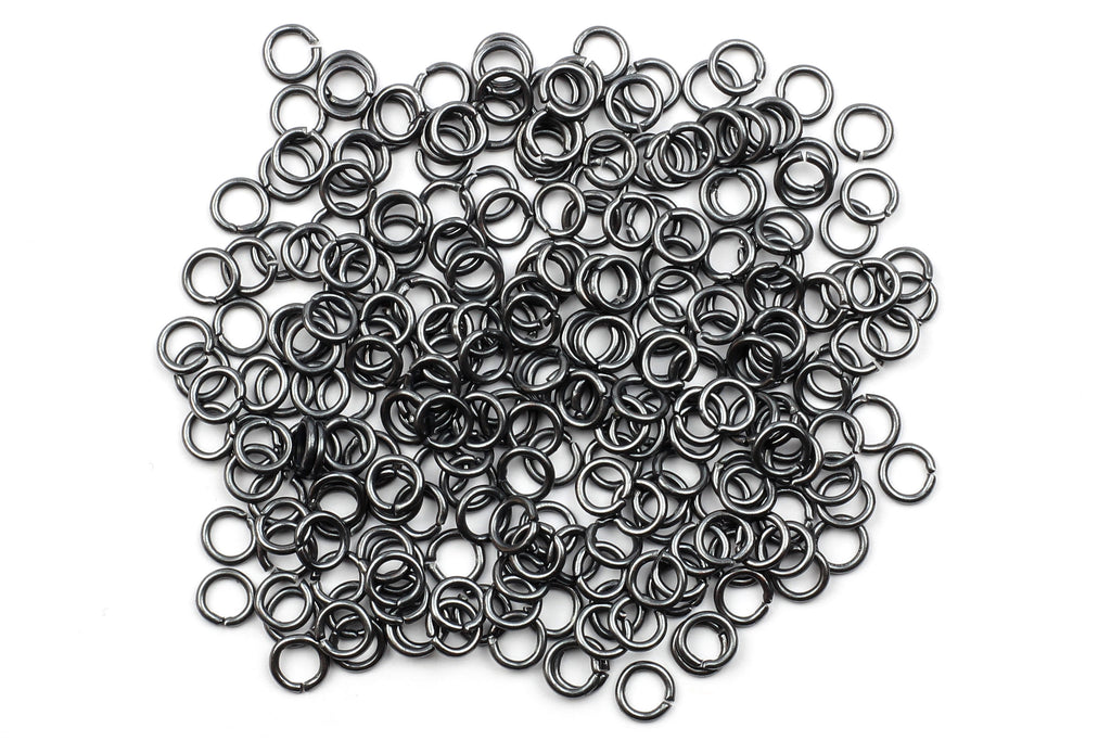 Kerrie Berrie 5mm Black Open Jump Rings for Jewellery Making