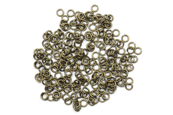 Kerrie Berrie 5mm Brass Open Jump Rings for Jewellery Making