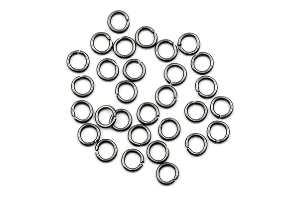 Kerrie Berrie 5mm Black Open Jump Rings for Jewellery Making