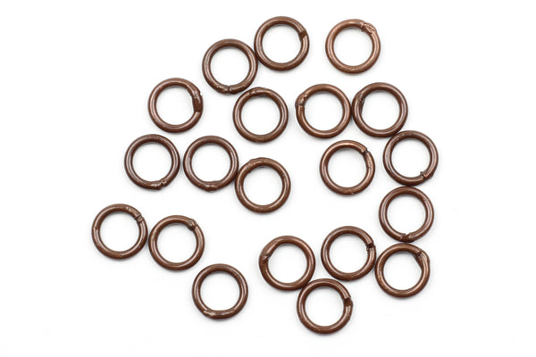 Kerrie Berrie 6mm Copper Closed Jump Rings for Jewellery Making