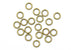 Kerrie Berrie 7mm Brass Closed Jump Rings for Jewellery Making
