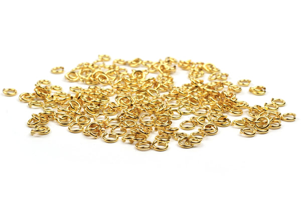 Kerrie Berrie 5mm Gold Open Jump Rings for Jewellery Making