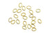 7mm Oval Open Jump Rings – Gold (20pcs)