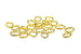 7mm Oval Open Jump Rings – Gold (20pcs)
