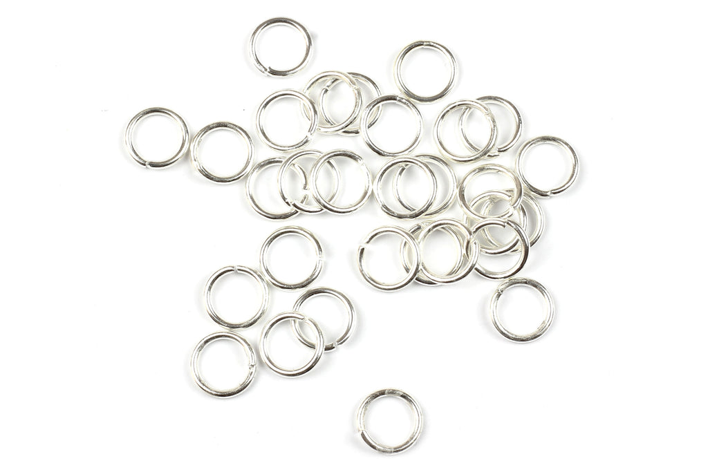 Kerrie Berrie 10mm Silver Open Jump Rings for Jewellery Making