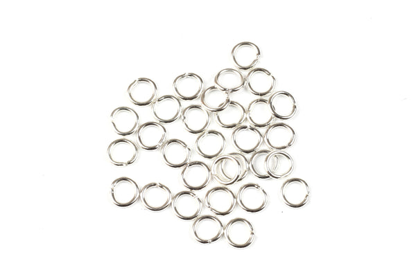 Kerrie Berrie 5mm Silver Open Jump Rings for Jewellery Making