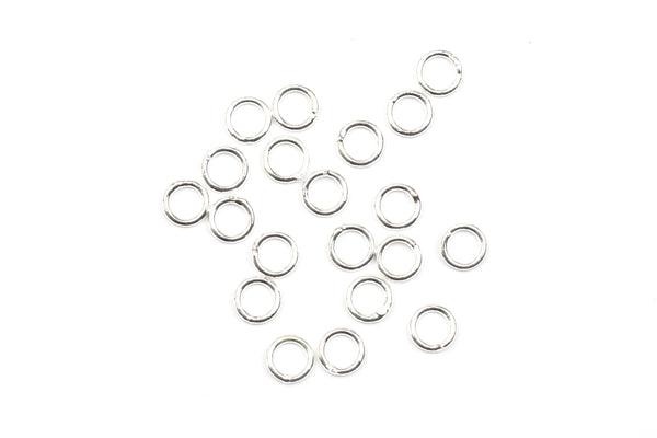 Kerrie Berrie 6mm Silver Closed Jump Rings for Jewellery Making