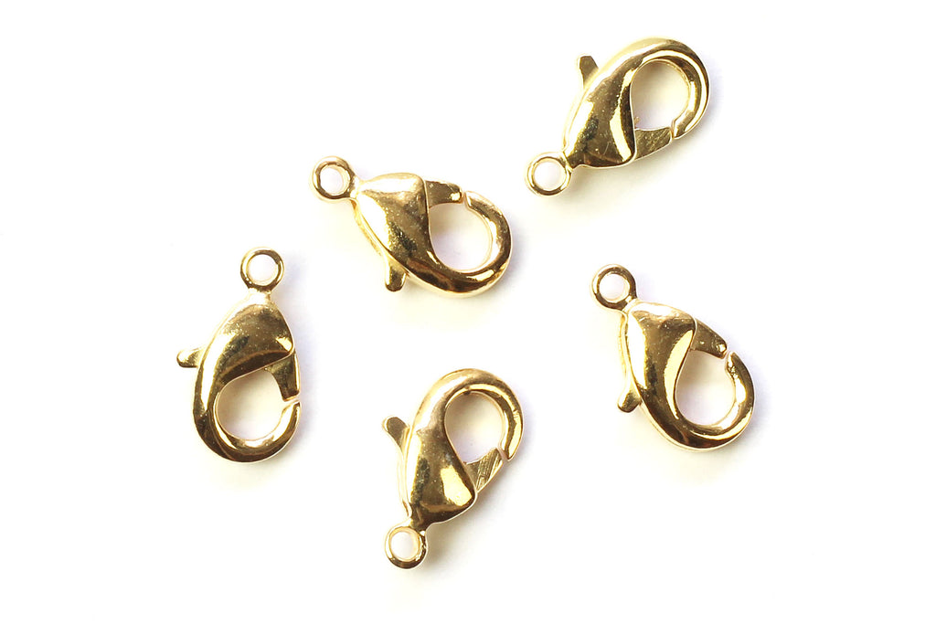 Kerrie Berrie Jewellery Making Gold 10mm Lobster Clasp Jewellery Clasps