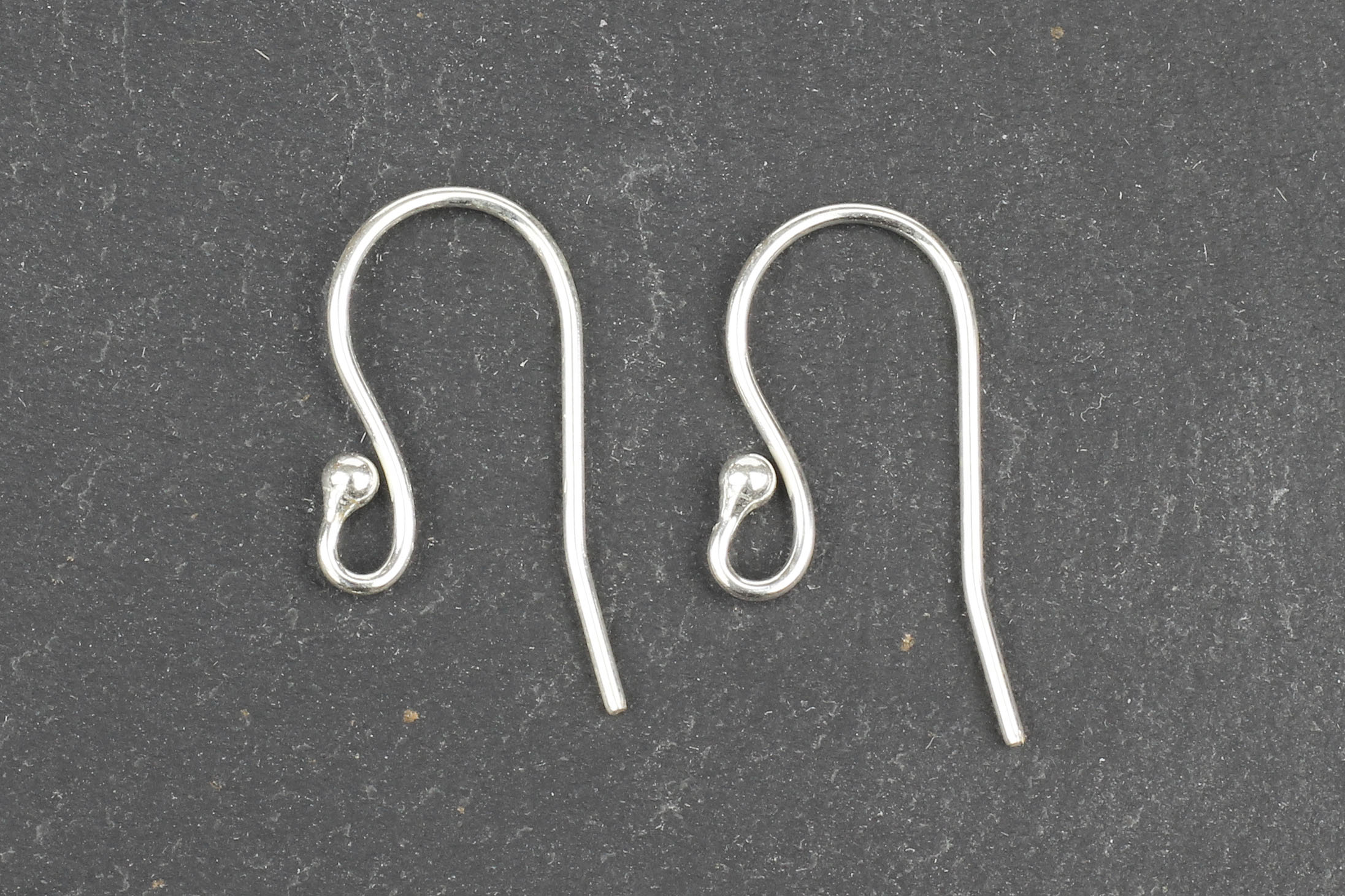 Sterling Silver French Hook Ear Wires (Pair)