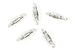 18mm Silver Screw Clasps (5pcs)