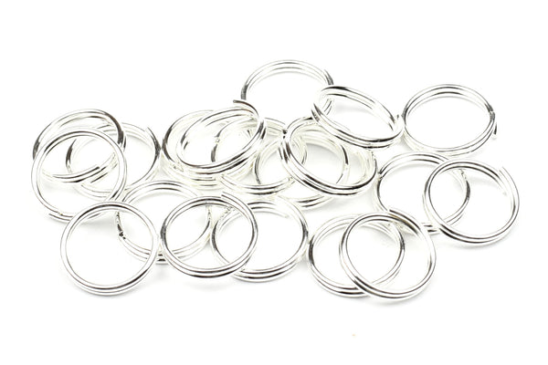 Kerrie Berrie Silver 10mm Split Rings for Jewellery Making