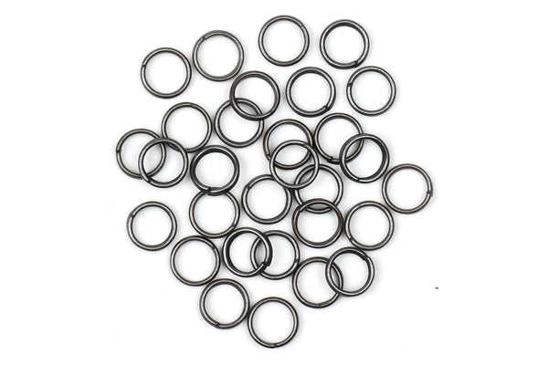 Kerrie Berrie Black 5mm Split Rings for Jewellery Making