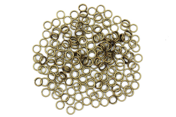 Kerrie Berrie Brass 5mm Split Rings for Jewellery Making