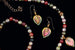 Handmade Autumn-tones Agate and Glass Bead Bracelet